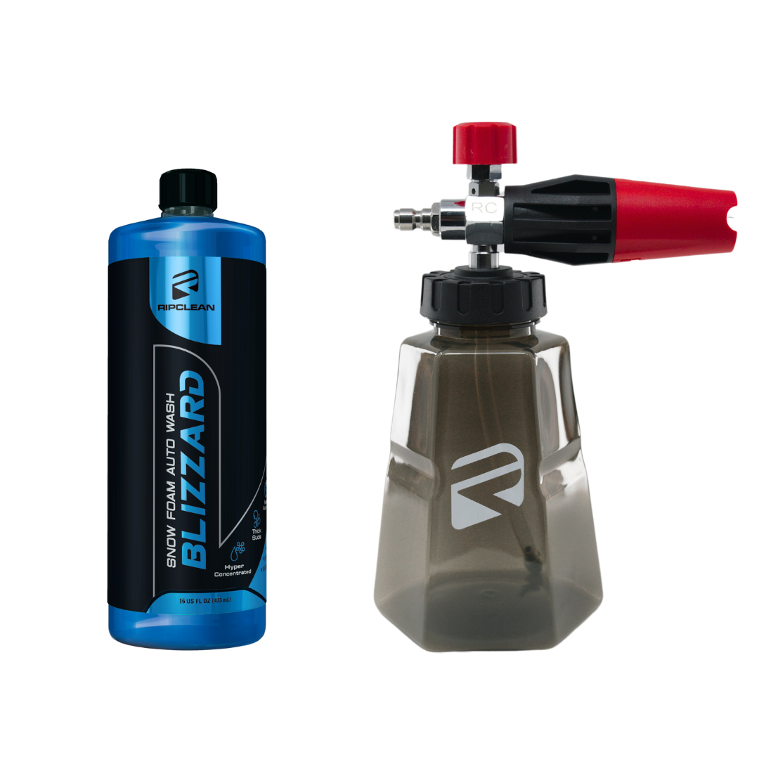 Ripclean Exterior Wash Kit with Extreme Blizzard Foaming Soap and Ultr