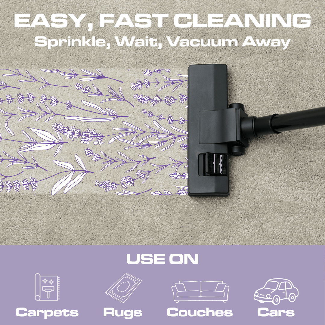 Scented Carpet & Upholstery Deodorizer Powder