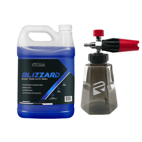 Ripclean Exterior Wash Kit with Extreme Blizzard Foaming Soap and Ultra Thick Foam Cannon