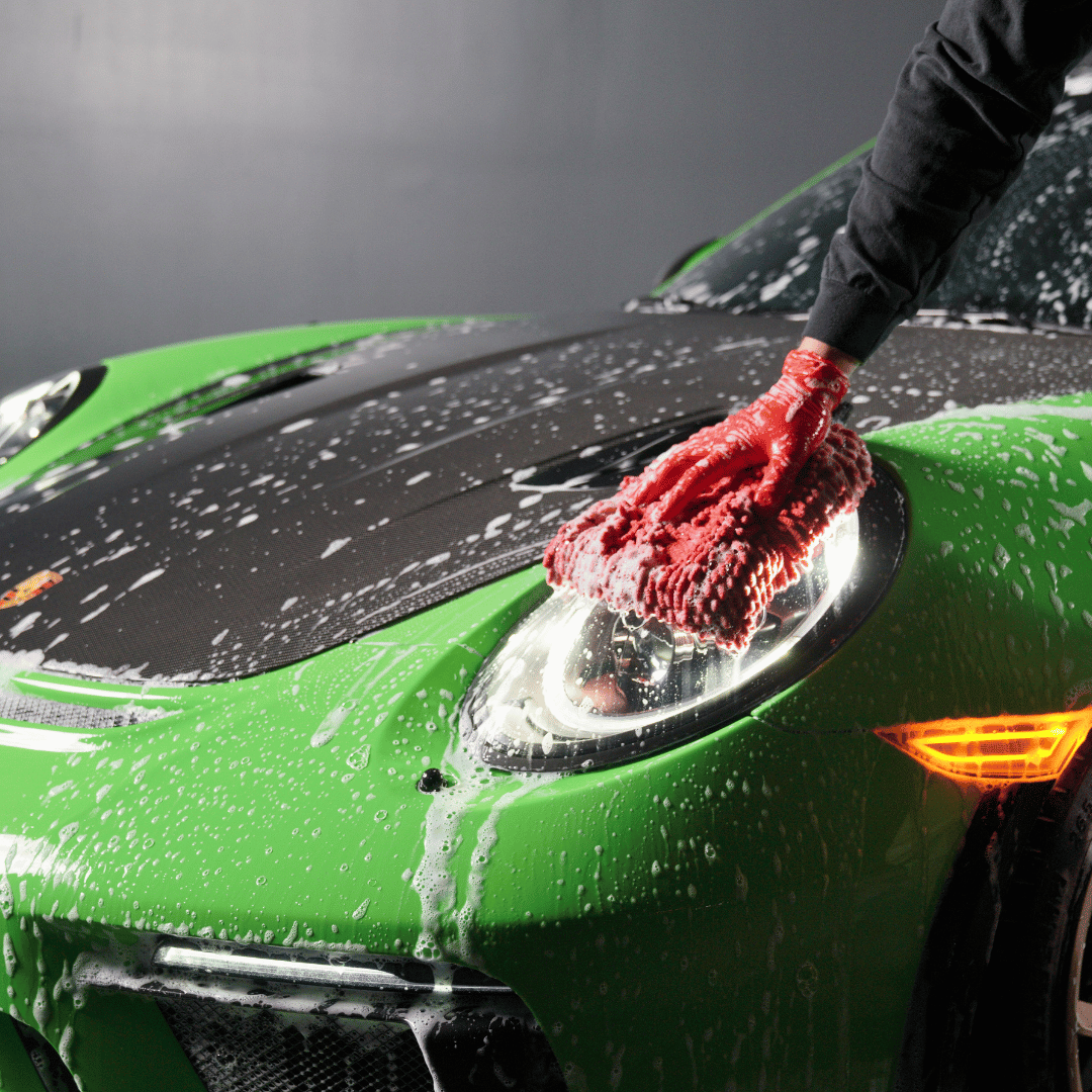 Big Red Microfiber Noodle Car Wash Mitt