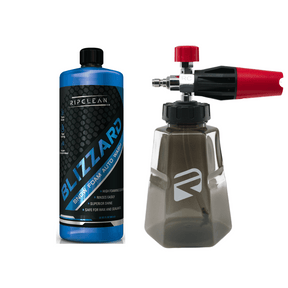 Ripclean Exterior Wash Kit with Extreme Blizzard Foaming Soap and Ultra Thick Foam Cannon