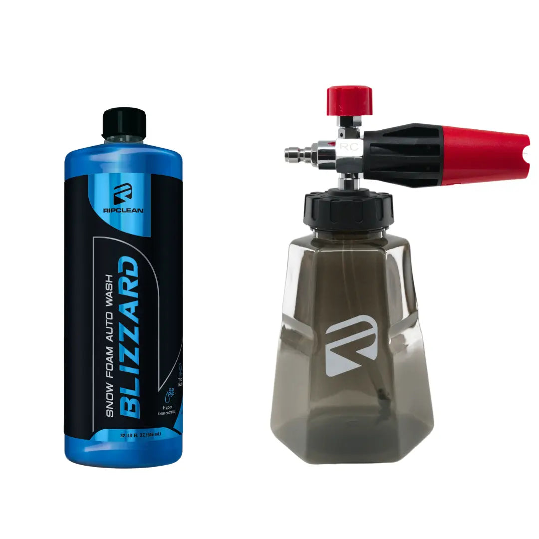 Ripclean Exterior Wash Kit with Extreme Blizzard Foaming Soap and Ripclean Exterior Wash Kit with Extreme Blizzard Foaming Soap and