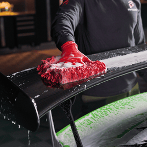 Big Red Microfiber Noodle Car Wash Mitt