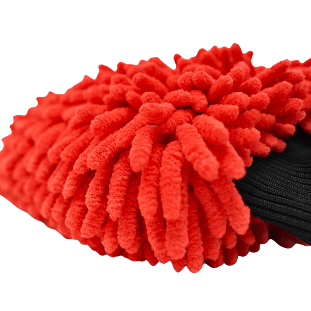 Big Red Microfiber Noodle Car Wash Mitt