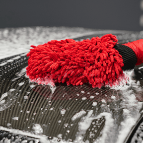 Big Red Microfiber Noodle Car Wash Mitt