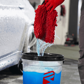 Big Red Microfiber Noodle Car Wash Mitt