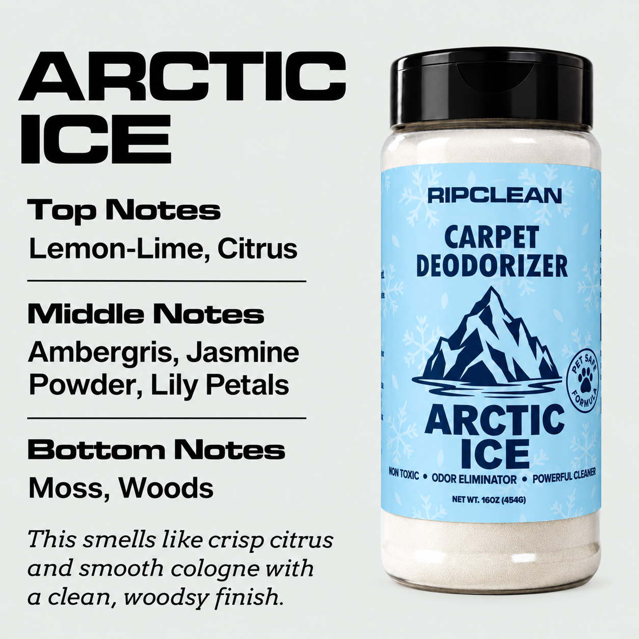 Scented Carpet & Upholstery Deodorizer Powder