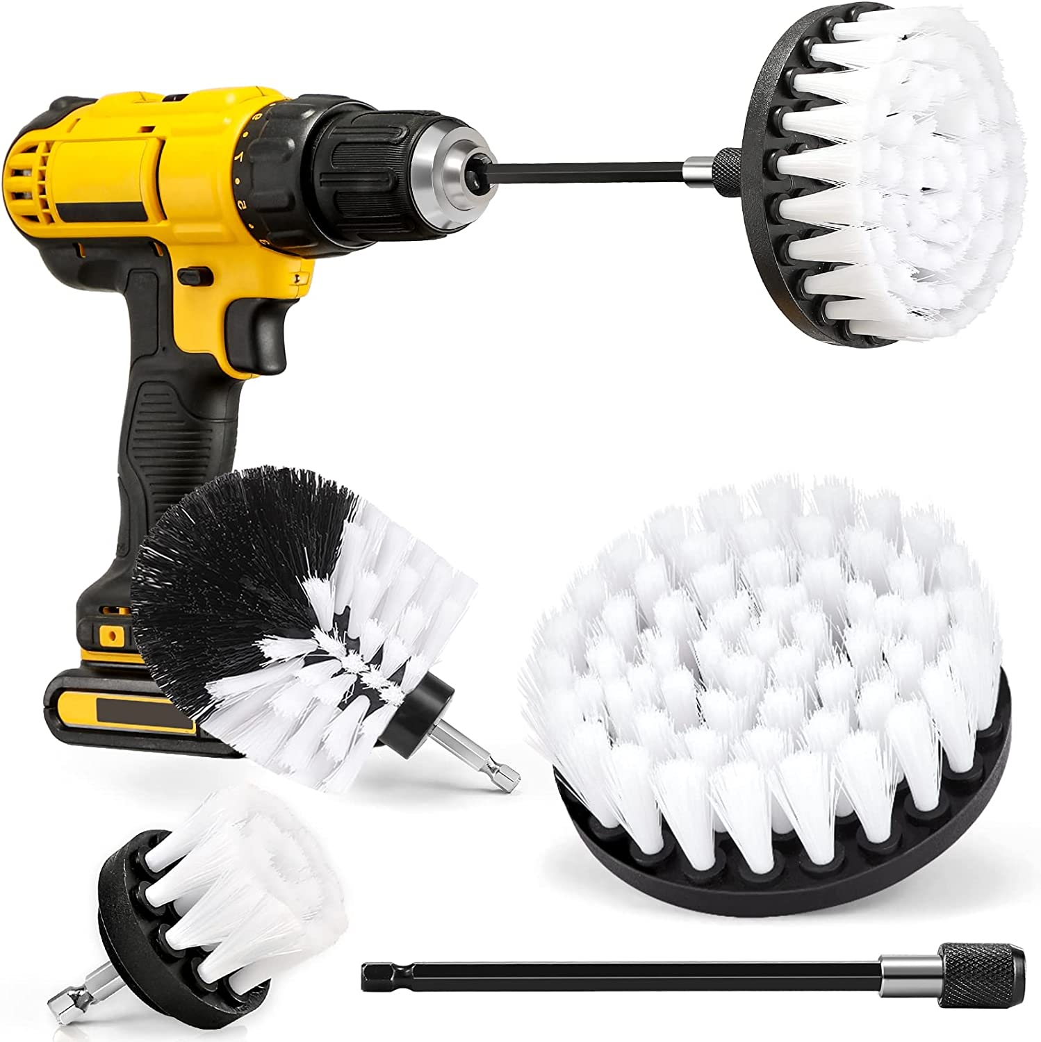 Carpet Cleaning Brush Drill Attachment