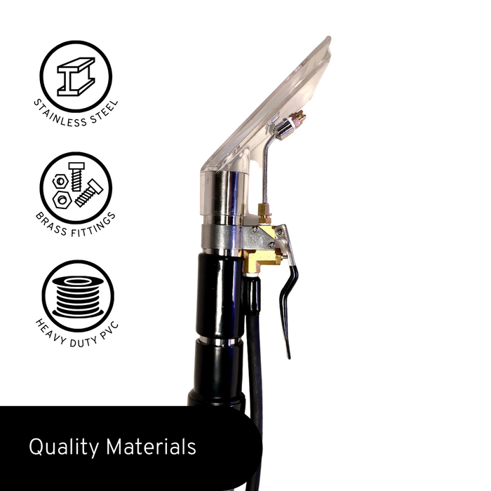 thumbnail image 2 of Shop Vac Extractor Kit - Convert Wet/Dry Vac To Carpet Cleaner - Includes Wand, Hose & Adapters For Upholstery Cleaning 2 of 13
